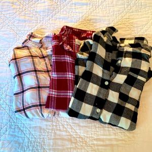 OLD NAVY- SZ Girls M Reg Fall Flannels